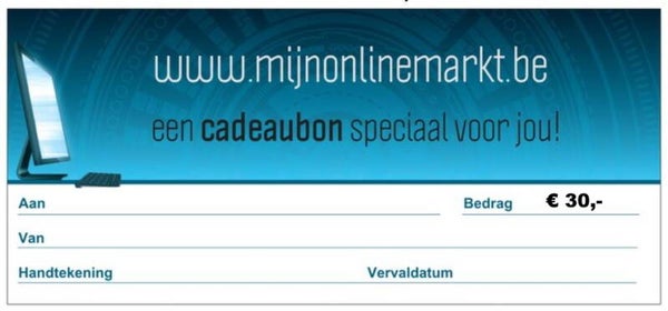 Geschenkenbon 30 euro