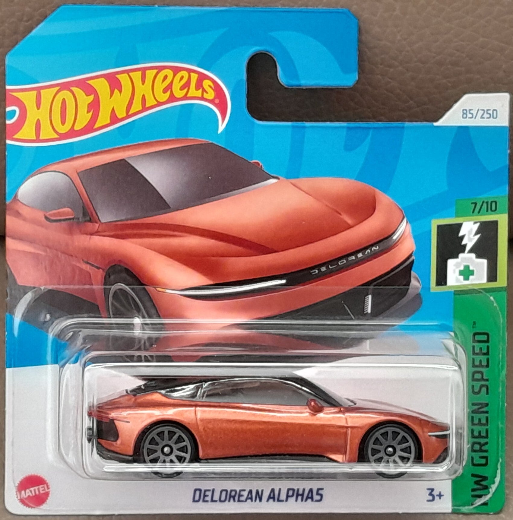 Hot Wheels HW Green Speed 7/10 Type Delorean Alpha5