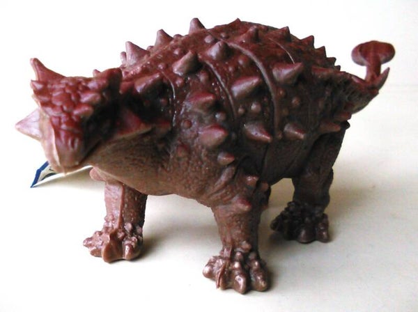 Dinosaurus Ankylosaurus Bruin