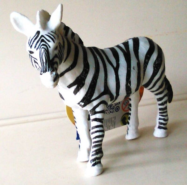 Toi-Toys Miniatuur Dieren - Speelgoed Zebra
