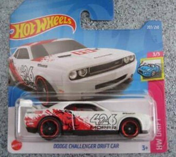Hot Wheels HW Drift 3/5 Type Dodge Challenger Drift Car Wit