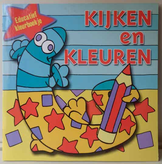 Kijken en Kleuren Geel en Groen (per 2 stuks)
