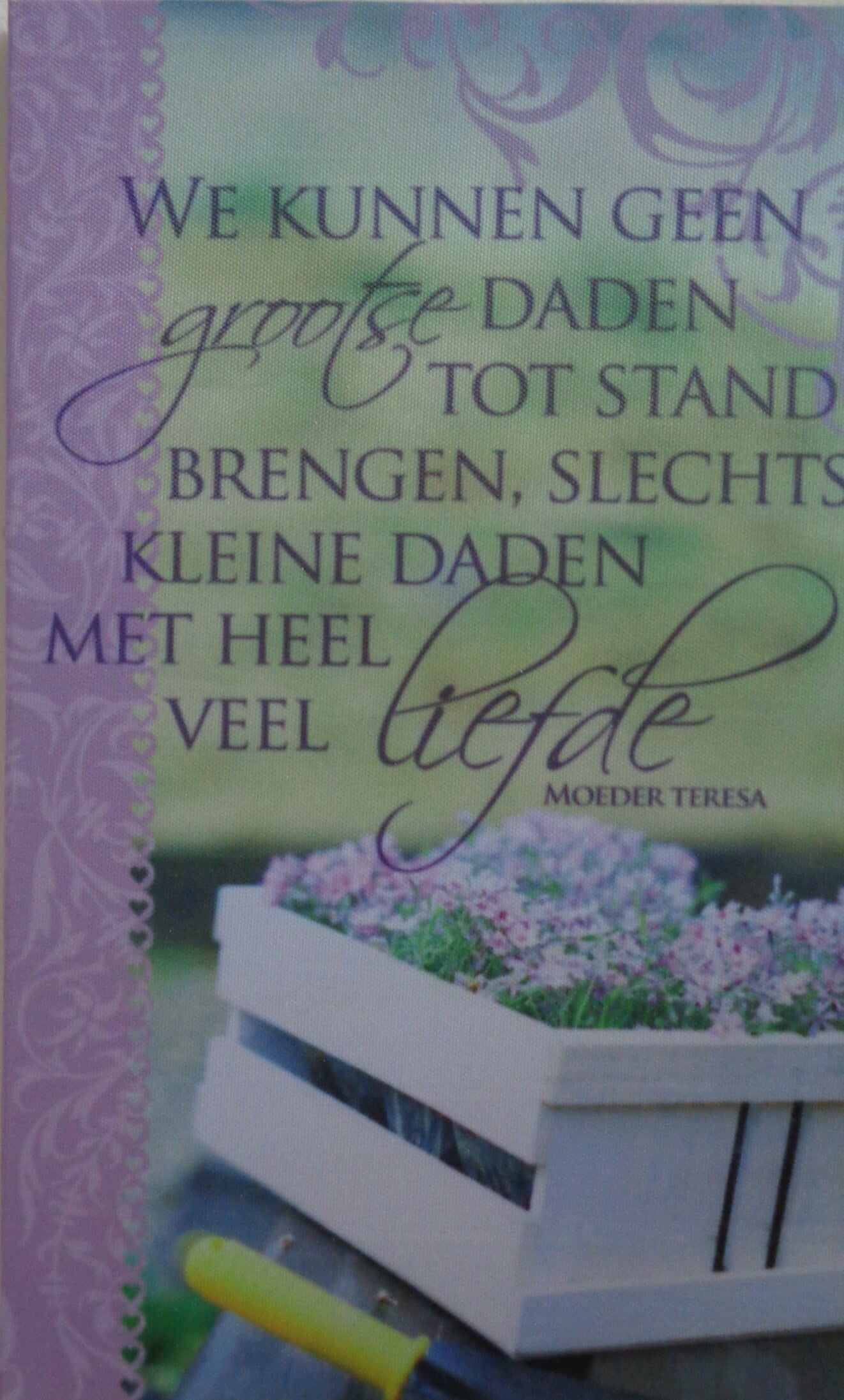 Tekst Kaders Kleine Daden 13 cm *21 cm