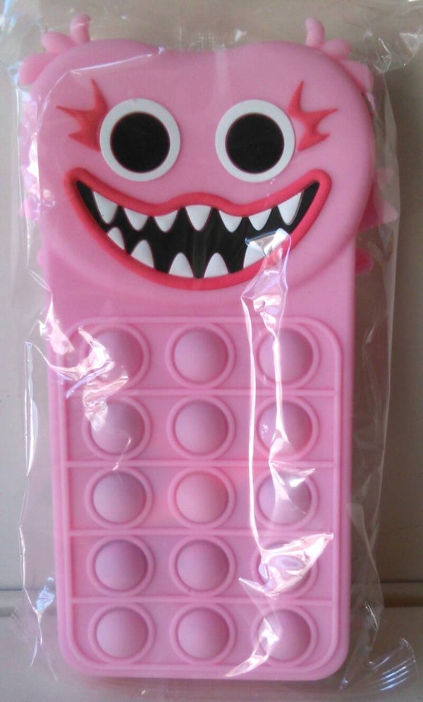 Huggy Wuggy Pop-it Fidget Handtas Roze Haar