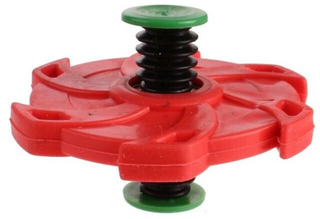 Tom Springing Flip Spinner Junior 7 Cm Rood rond