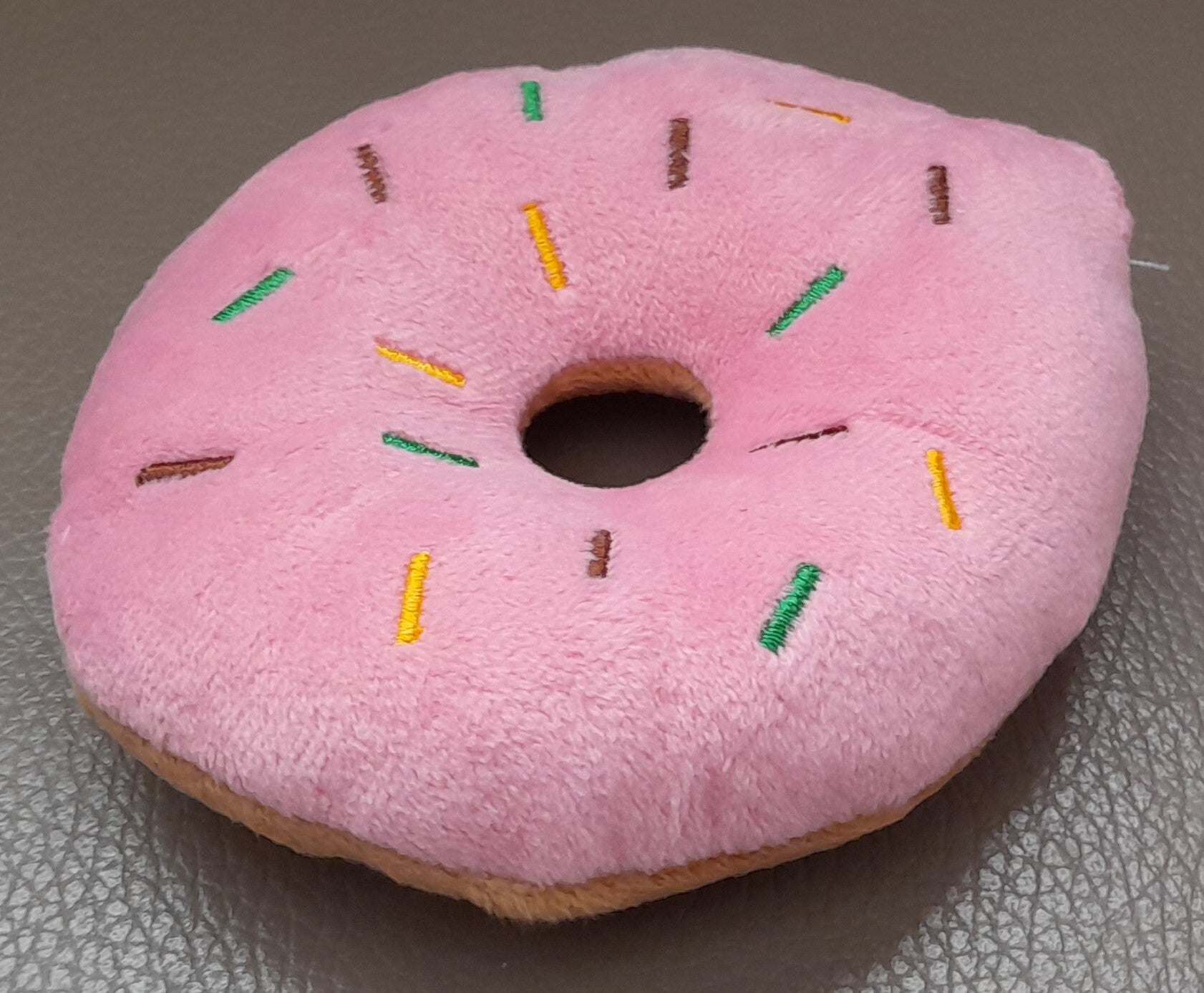 Dieren - Honden Knuffel Donut Roze 13 * 11 * 3 Cm