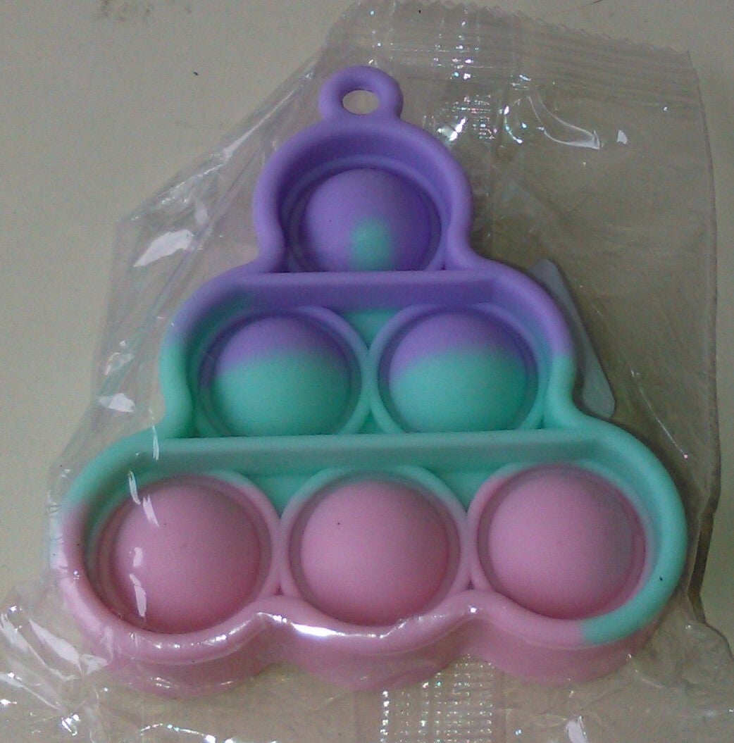 Sleutelhanger Fidget Pop It Kakje