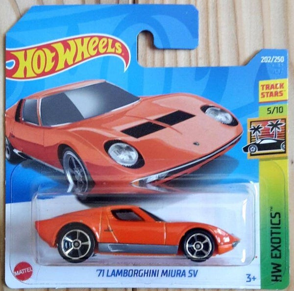 Hot Wheels HW Exotics  5/10 Type '71 Lamborghini Miura SV