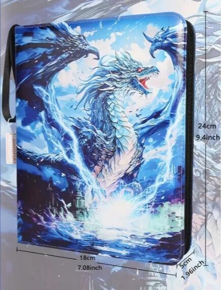 Map Voor Verzamelkaarten Draak 4 vakken