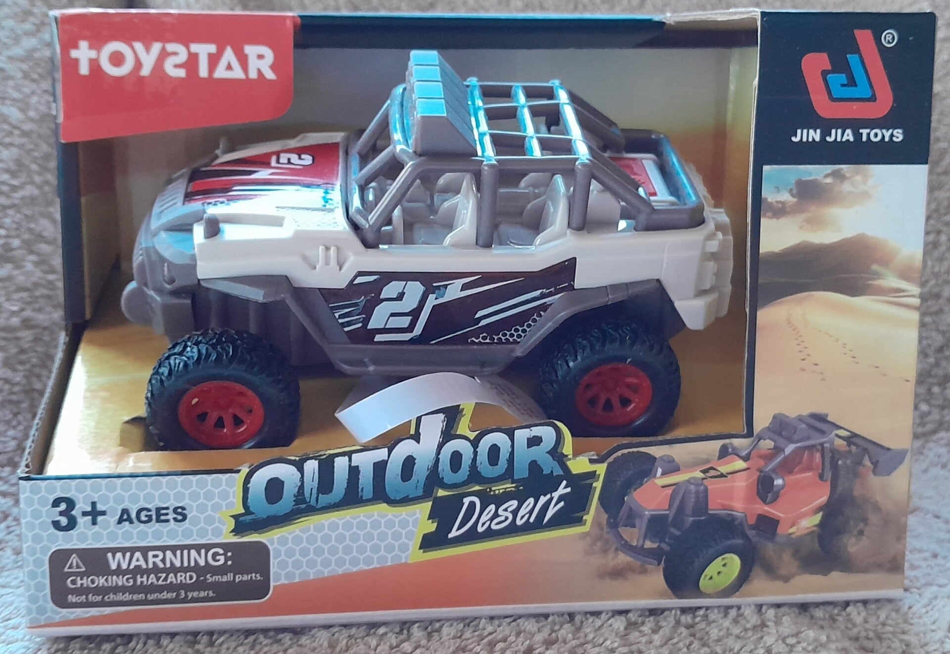 Terreinauto Met Automatisch Terreingeluid / Licht Terugtrekfunctie 17 x 11,50 x 10 cm