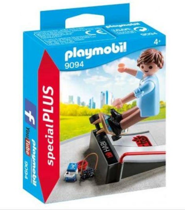 Playmobil: Skater Met Skaterramp