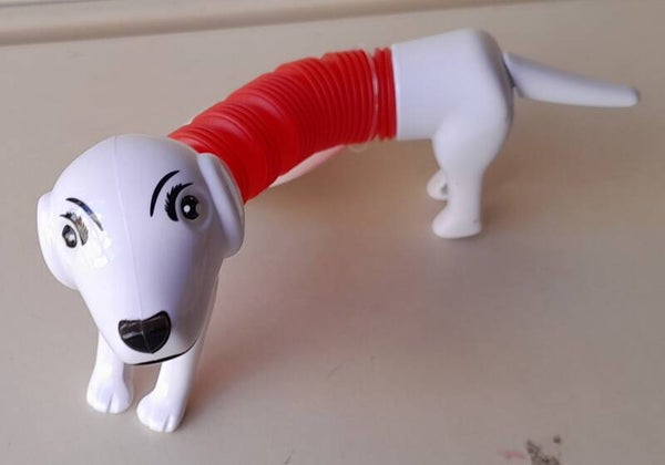 Speelgoed Hond veranderende vorm - Wit