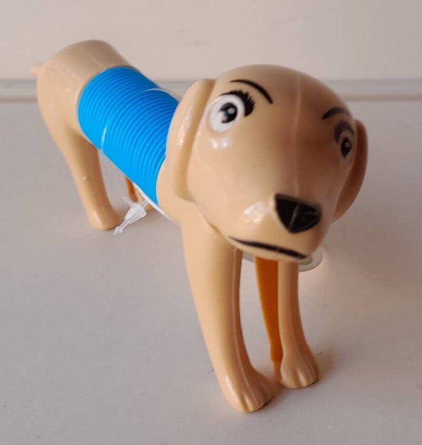Speelgoed Hond veranderende vorm - Beige