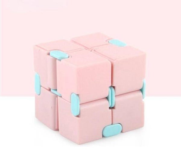 Infinite Magic Cube - Friemelkubus - Infinity Cube - Fidget Cube - Roze
