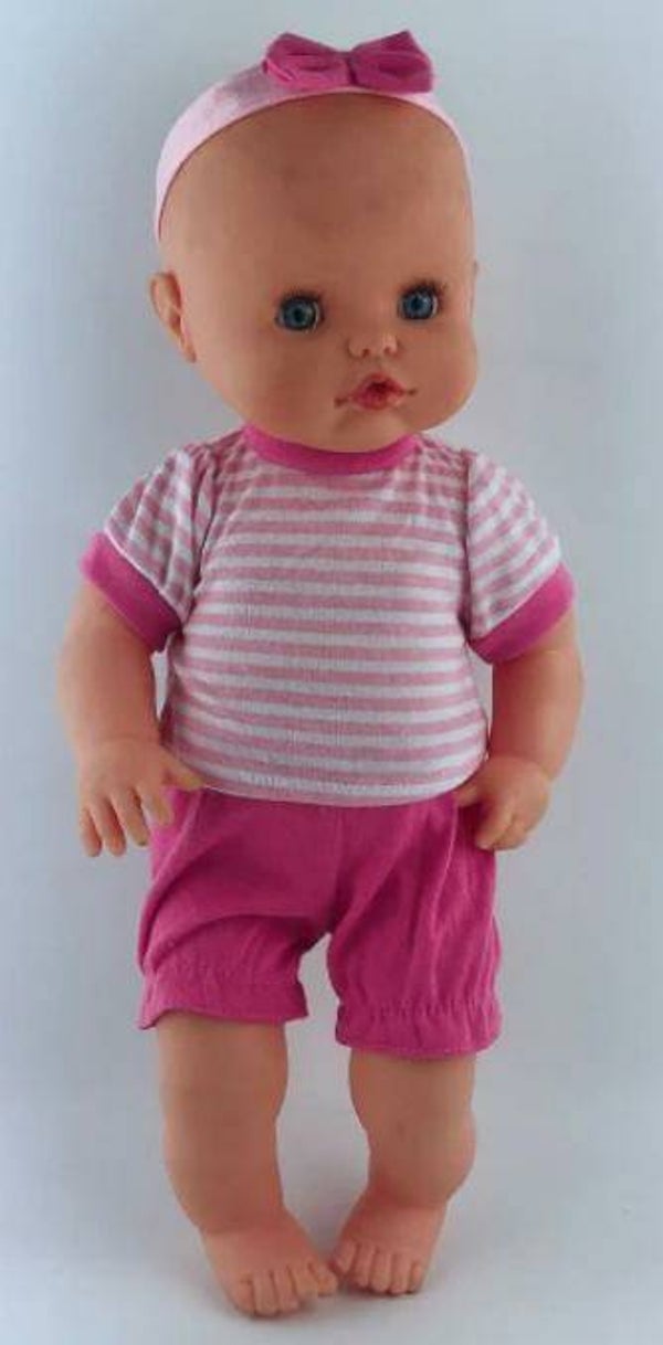 Babypoppen Ensemble Roze 35 cm