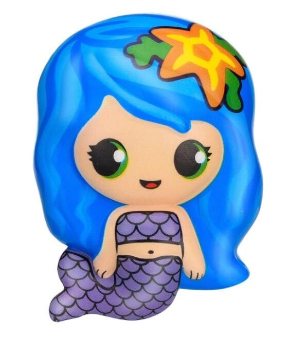 Kawaii Squishy Zeemeermin Blauw