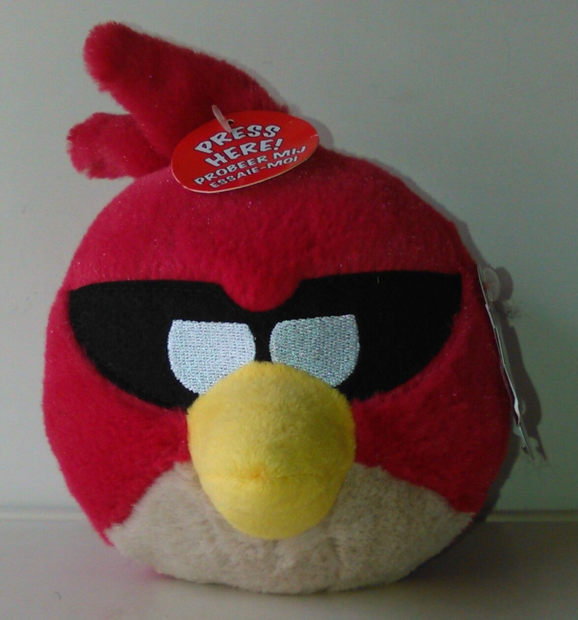 Angry Birds Knuffel - 200 mm - Space Rood