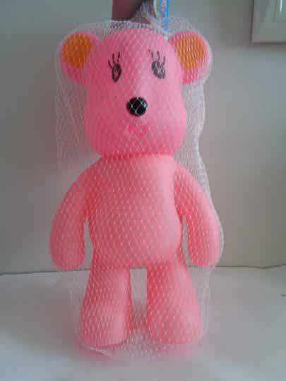 (Honden) Speelgoed Beer Roze 20 cm