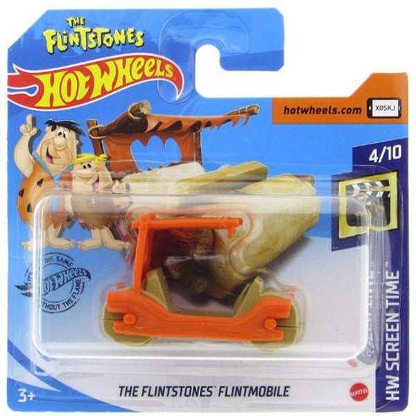 Hot Wheels HW Screen Time 4/10 Type The Flintstones Flintmobile