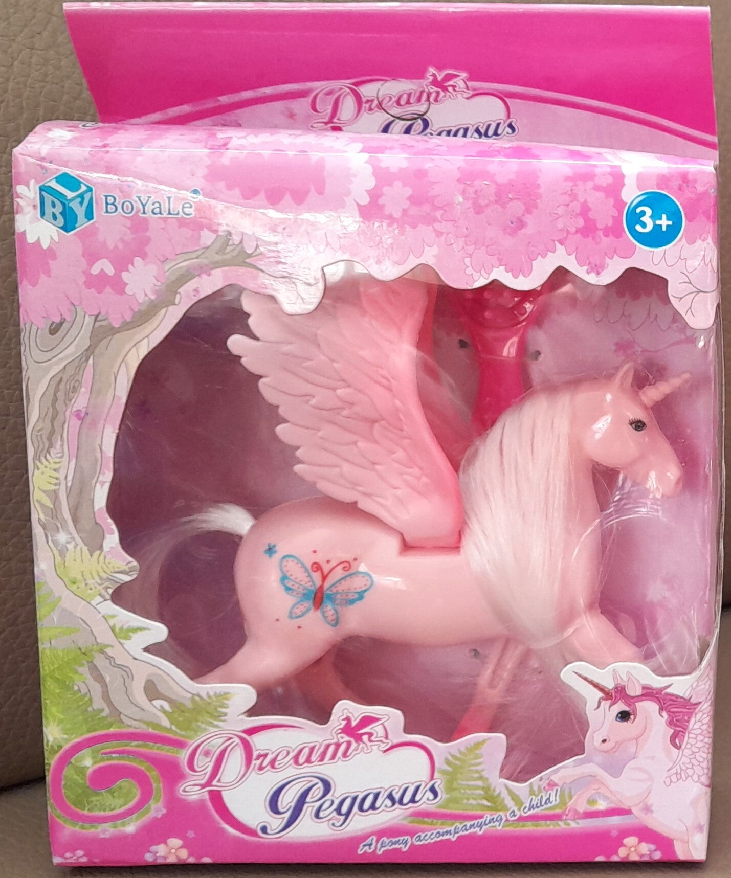 LG-Imports Dream Eenhoorn Met Vleugels Roze