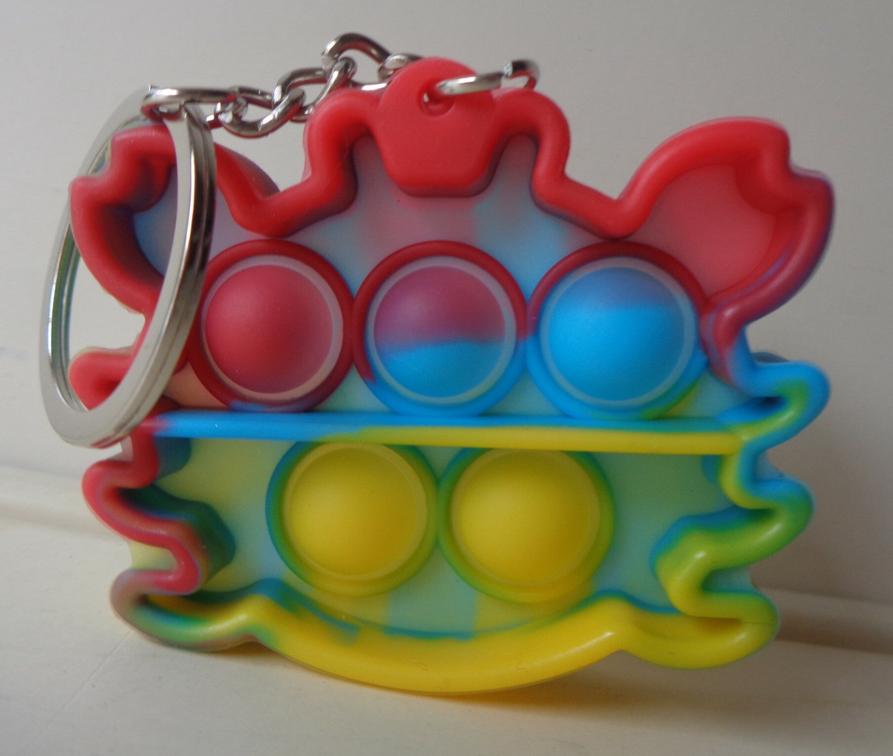 Sleutelhanger  Fidget Pop It Crab
