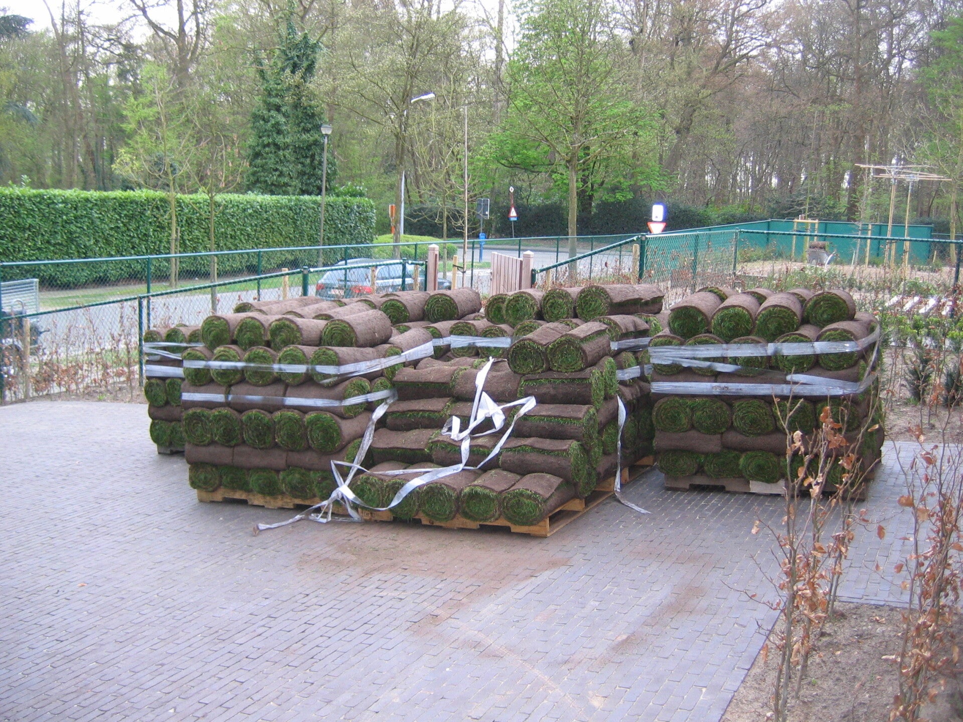 Gazonmatten op rol (m²) 0.4x2.5m