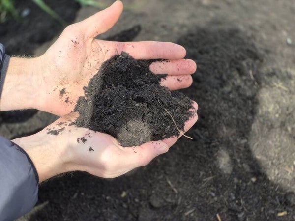 Groencompost (m³) los gestort in BULK