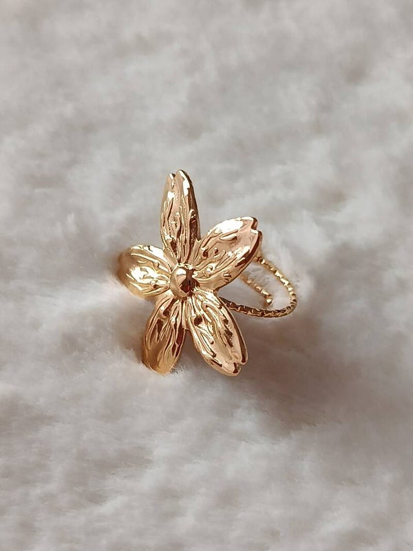 Bague FLEUR "ajustable"