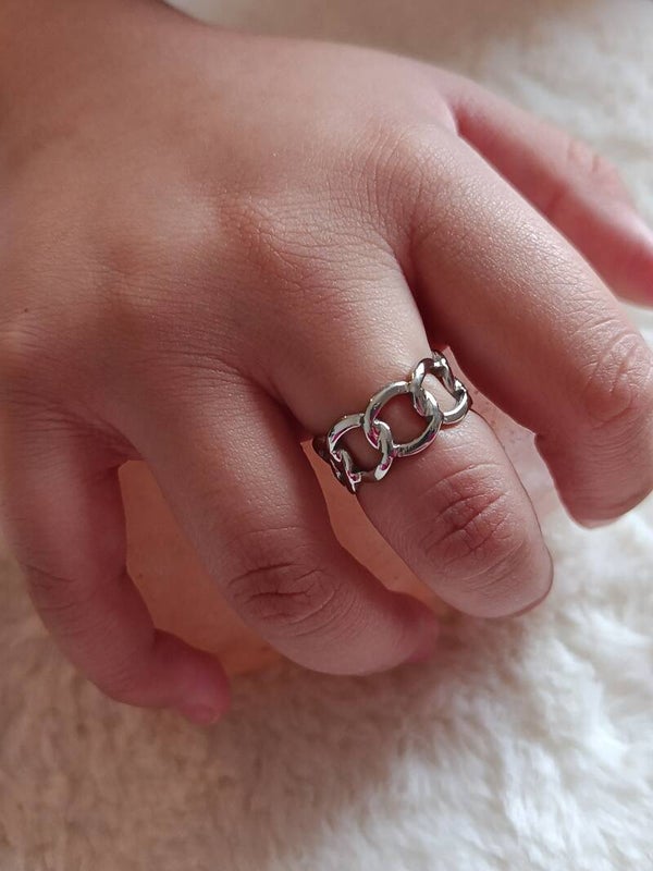 Bague Chaine argent
