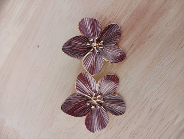 boucle d'oreille FLEUR