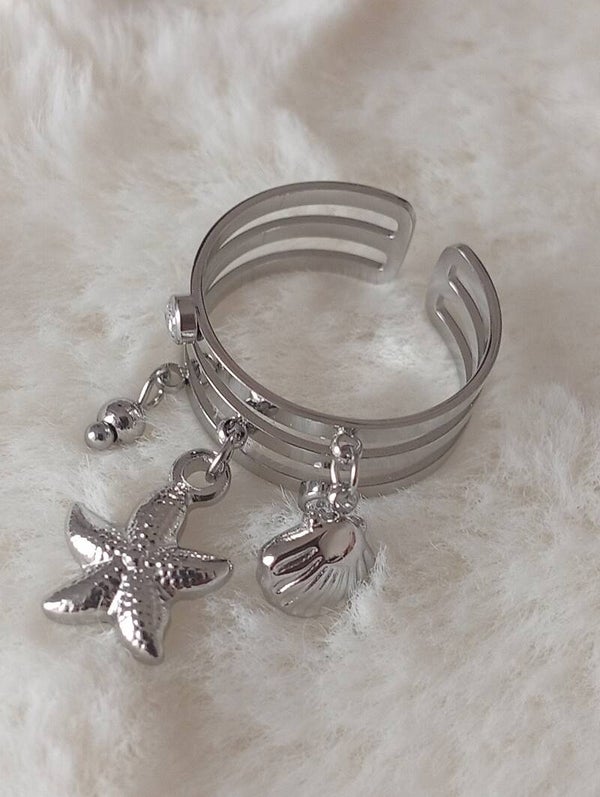 Bague ETOILE DE MER "ajustable"