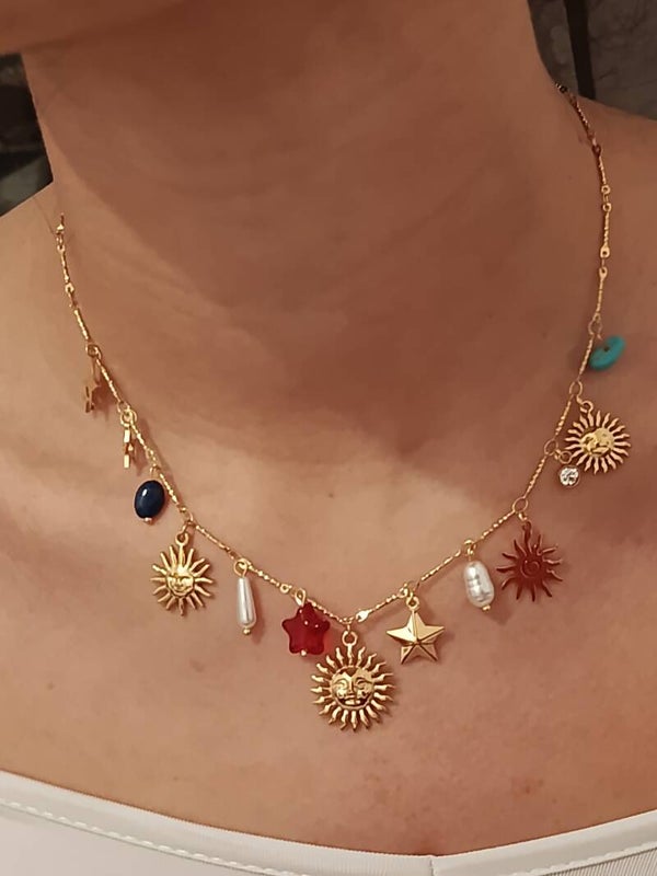 COLLIER BRELOQUE SOLEIL