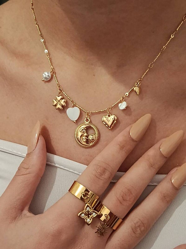 COLLIER BRELOQUE LUNE