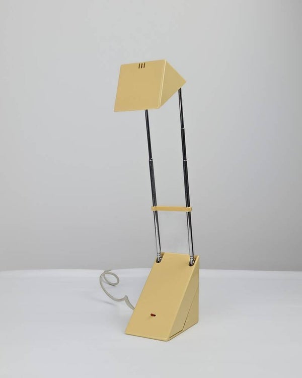 Vintage bureaulamp tafellamp telescoop