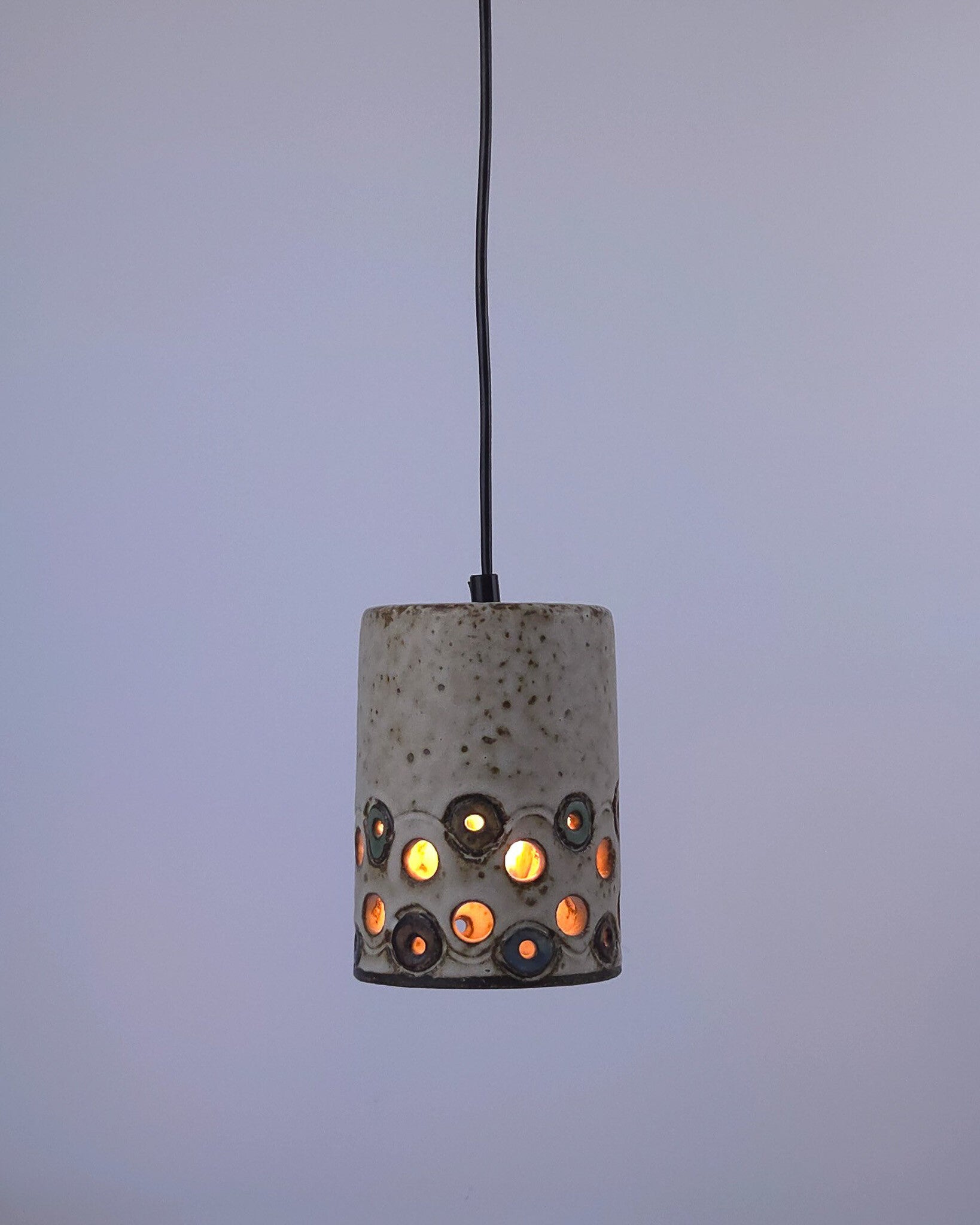 Vintage keramieken hanglamp Hannie Mein