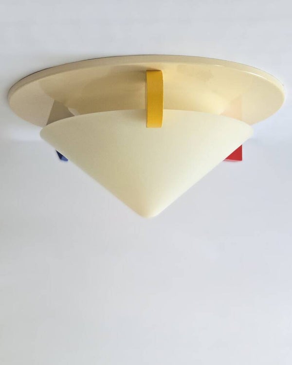 Vintage Ikea plafondlamp Memphis