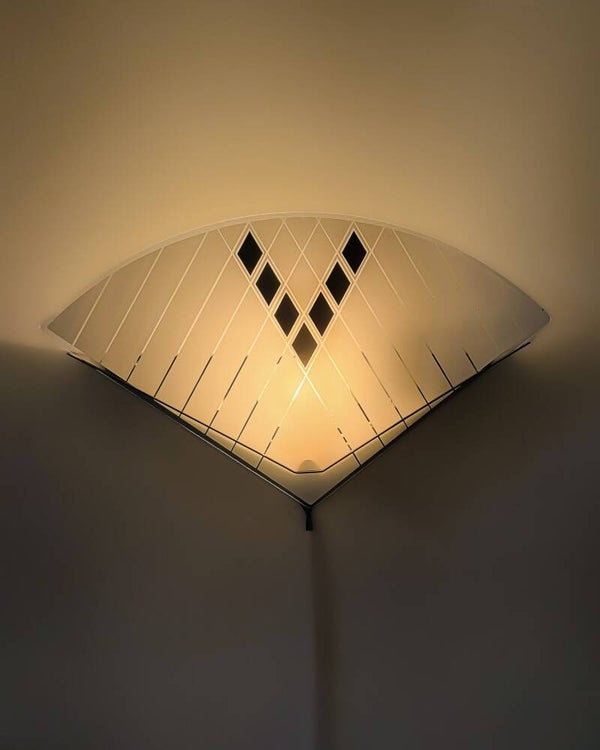 Vintage Massive wandlamp Art Deco stijl