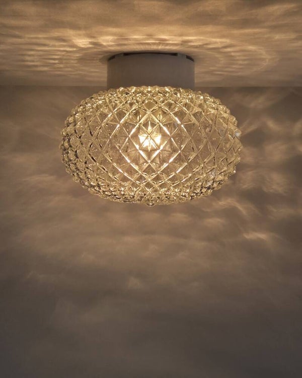 Vintage jaren 60 plafondlamp ananas