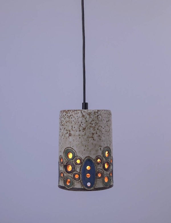 Vintage hanglamp keramiek Hannie Mein