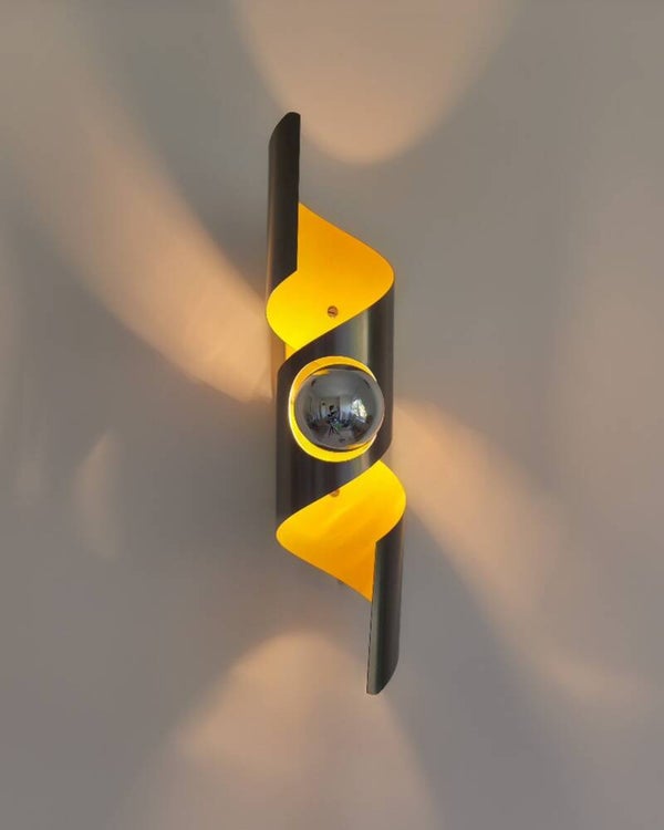 Vintage Space Age wandlamp wokkellamp