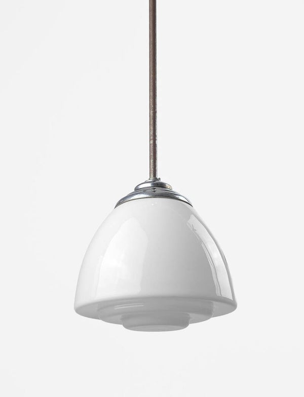 Vintage hanglamp Gispen stijl getrapte kap