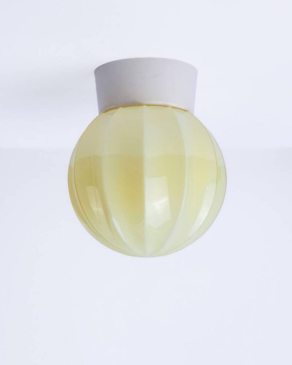 Thabur Art Deco plafondlamp zachtgeel