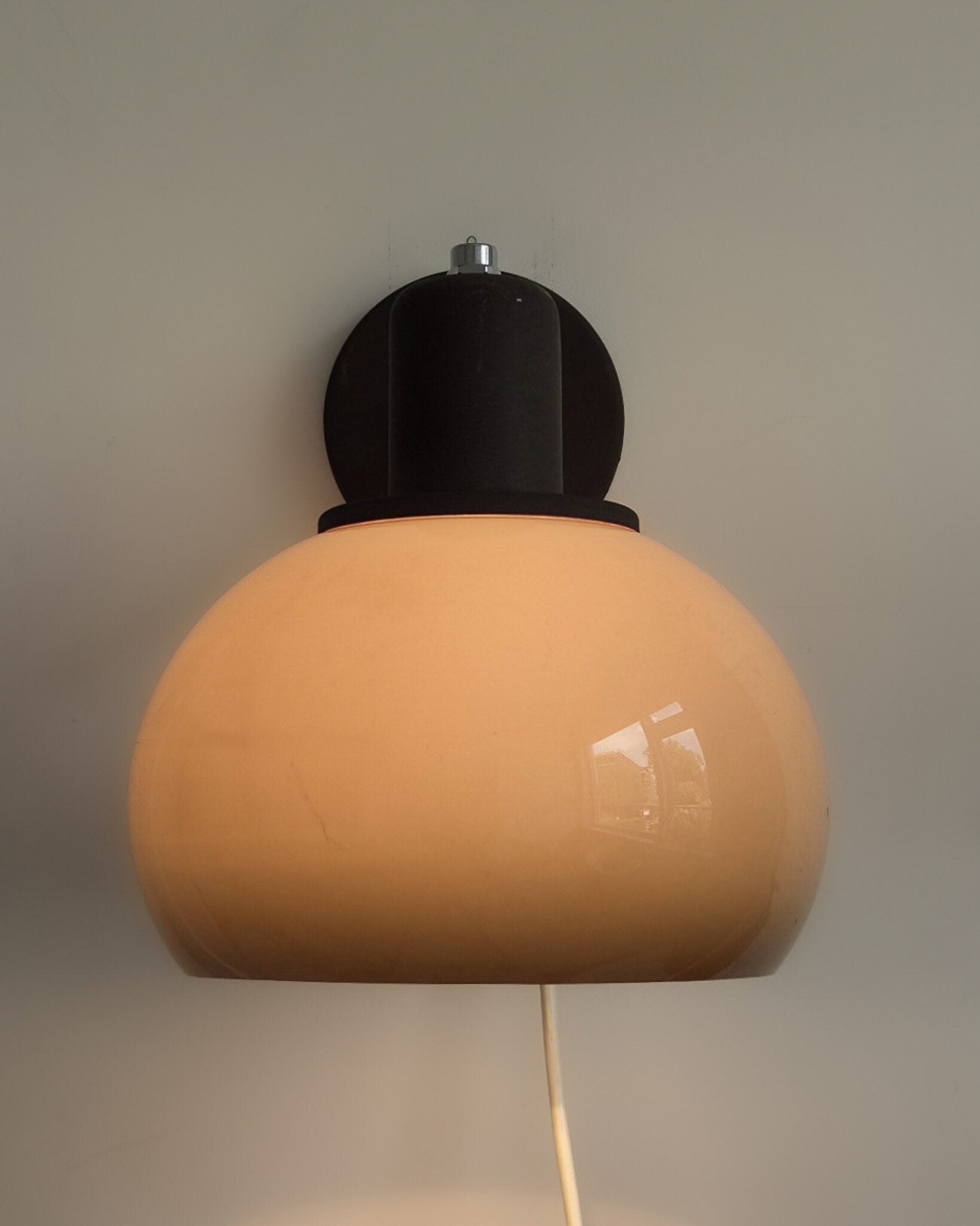 Vintage Herda mushroom wandlamp