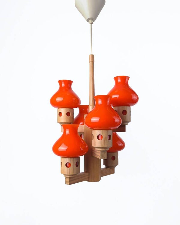 Vintage Scandinavische kroonluchter