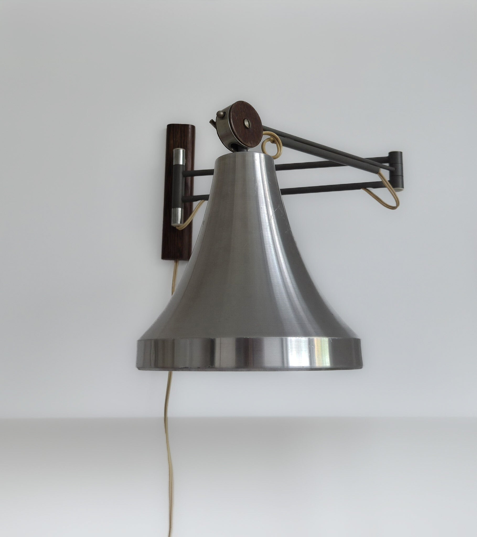 Vintage Philips wandlamp trompetlamp