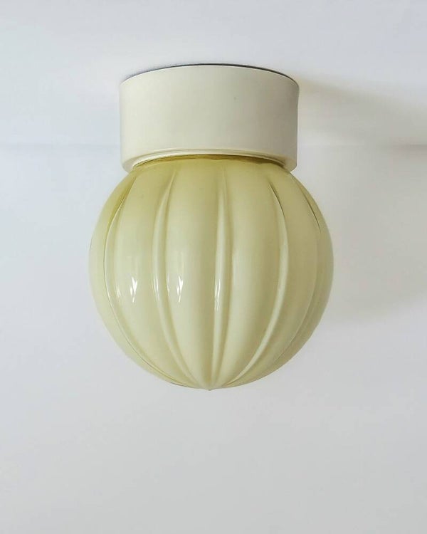 Thabur Art Deco plafondlamp ecru