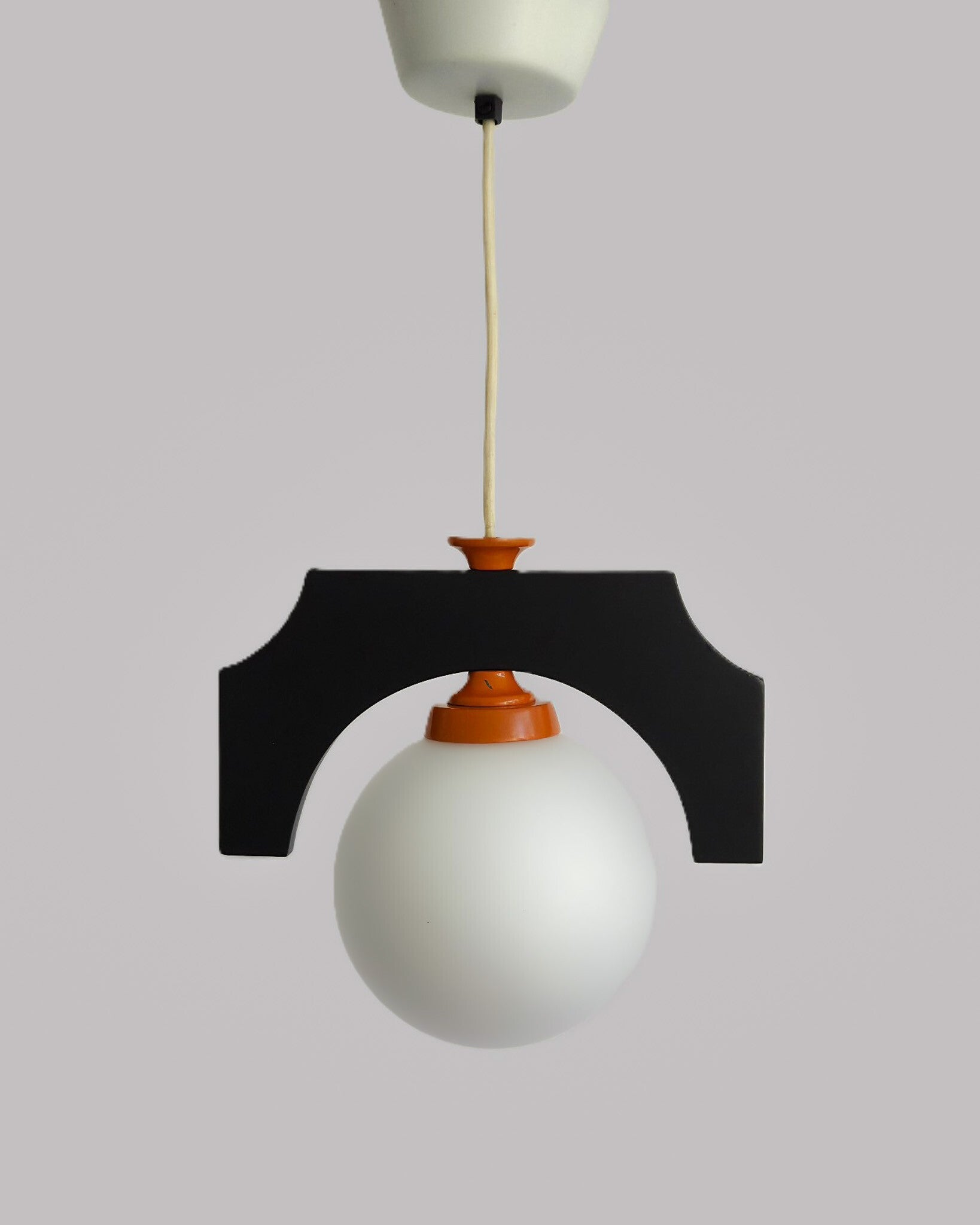 Vintage Space Age hanglamp bollamp