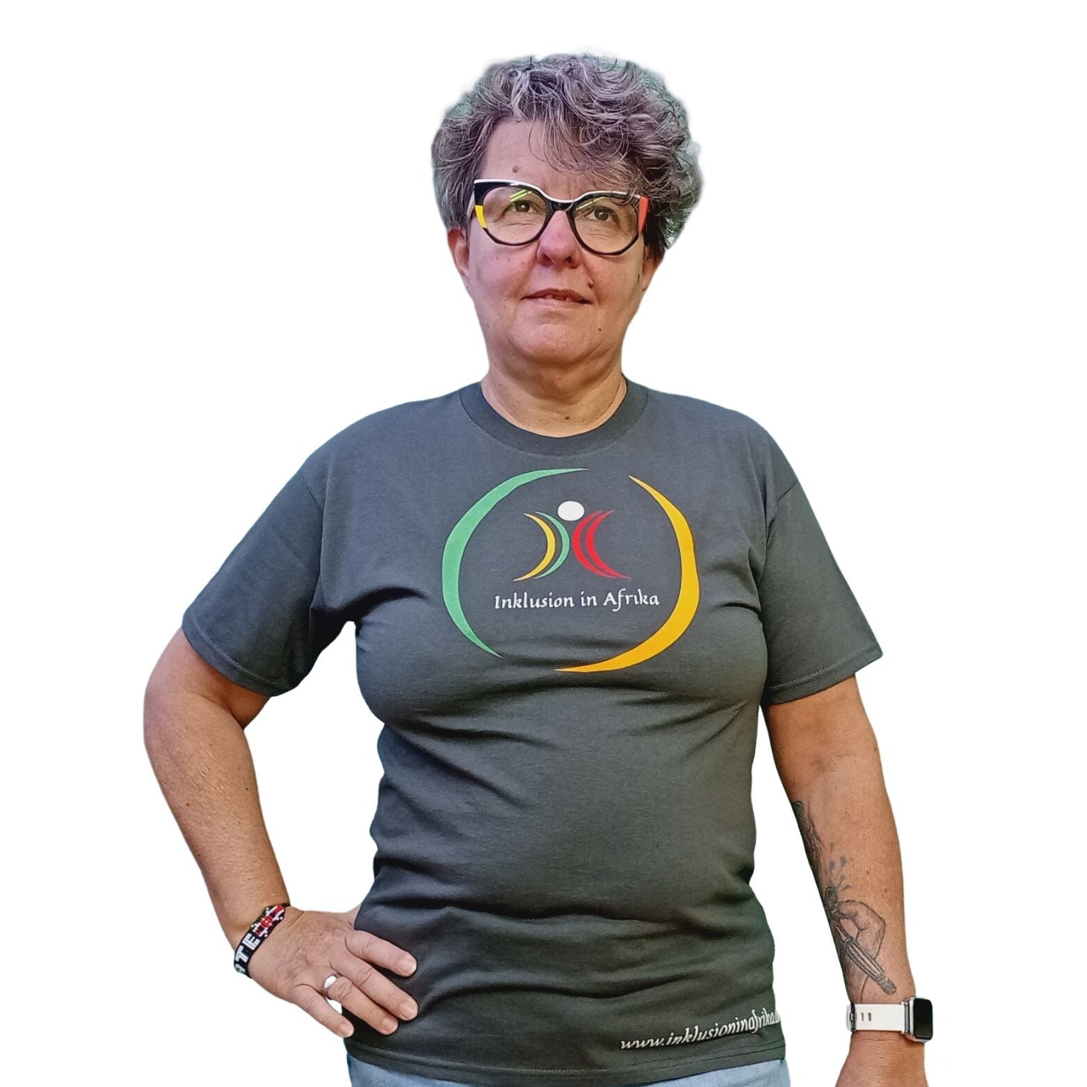 T-Shirt mit Flockfolie