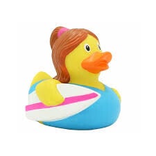 Badeendje - surfster  - 7cm