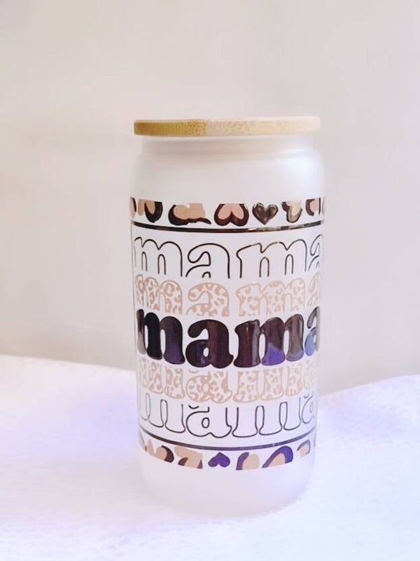 Can Glass "Mom "